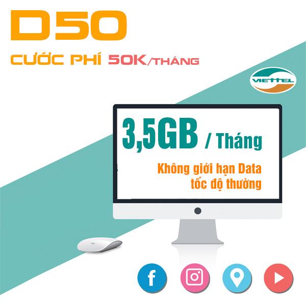 D50 3.5GB/THÁNG