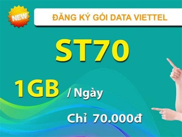 ST70 (30GB/tháng mổi ngày 1GB )