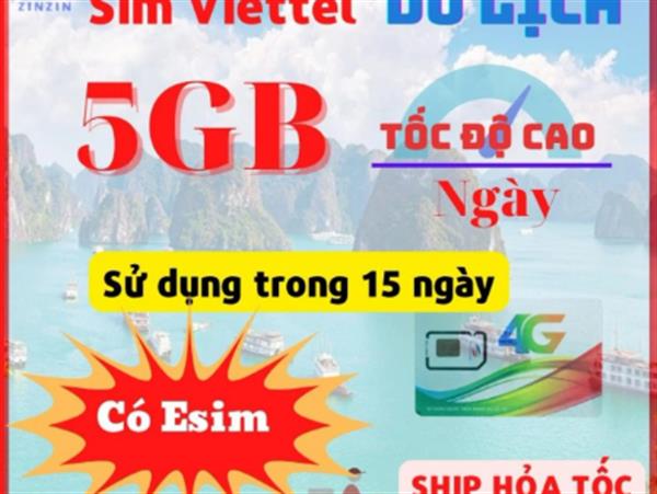 Sim Viettel DU LỊCH